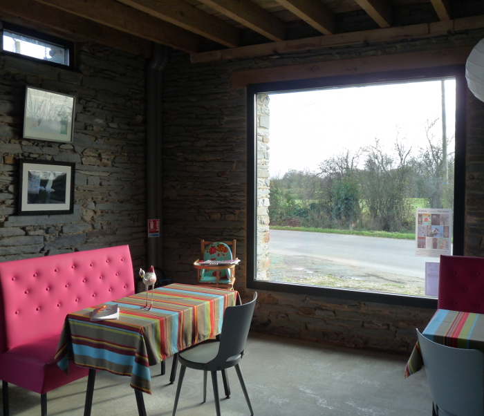 Chambre d'hôtes à La Grigonnais, salle pts dejs